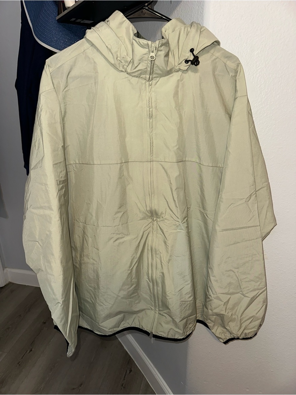 Izod Light Sage Hooded Windbreaker Jacket